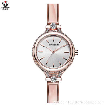 XINBOQIN Dropshipping Woman Custom LOGO quartz Acetate Watch